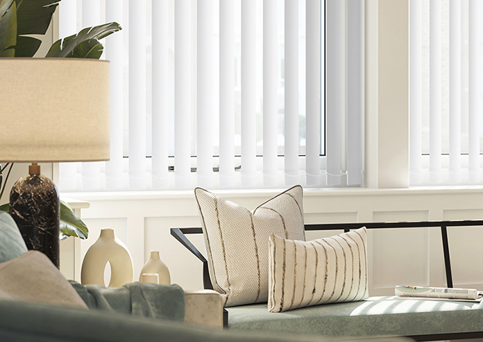 Amalfi, Linen White - Vertical Blind - Image 5